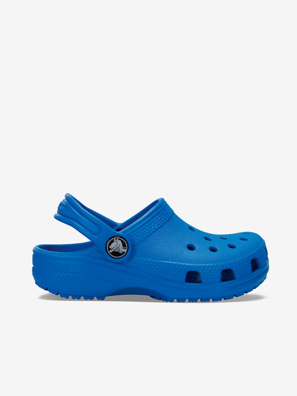 Crocs Modré dětské pantofle Crocs