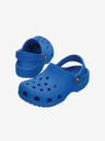 Crocs Modré dětské pantofle Crocs