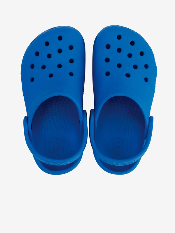Crocs Modré dětské pantofle Crocs
