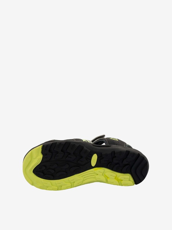 ALPINE PRO Žluto-šedé dětské sandály ALPINE PRO BIELO