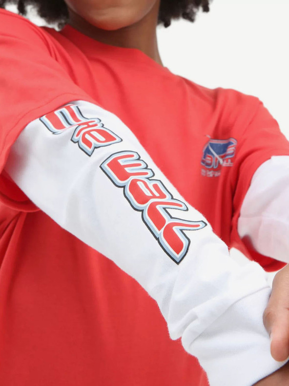 Vans Bílo-červené dětské tričko VANS