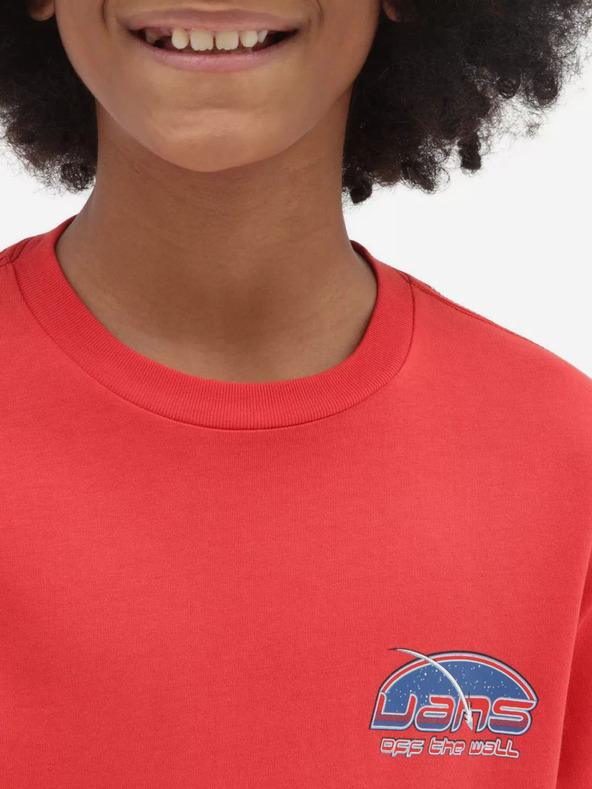 Vans Bílo-červené dětské tričko VANS