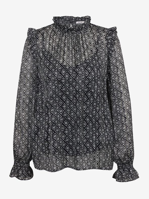 Orsay Černá dámská vzorovaná halenka ORSAY