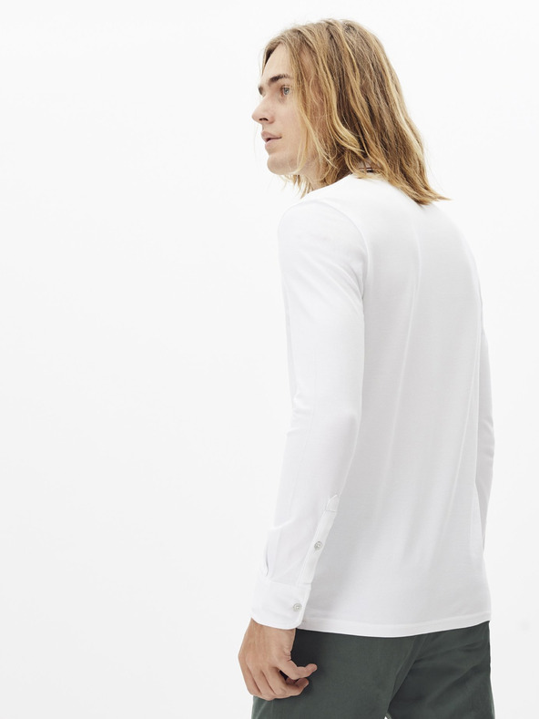 Celio Bílé pánské polo tričko Celio Necetwoml