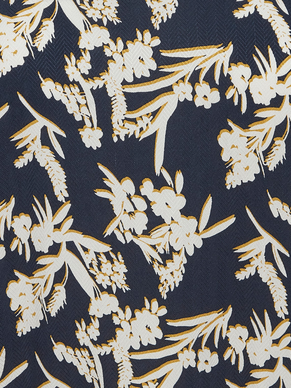 Fransa Bílo-modrá květovaná halenka Fransa