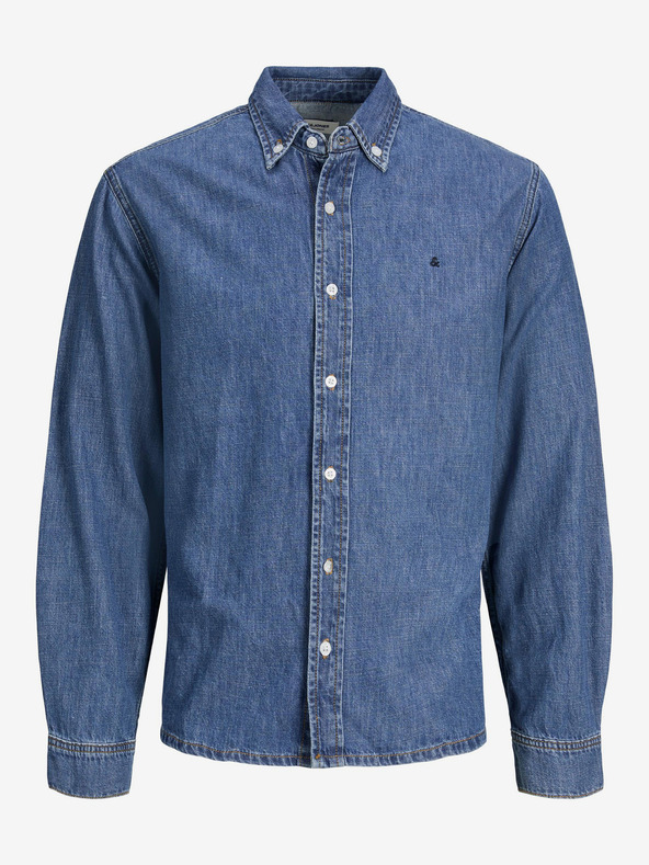 Jack & Jones Modrá pánská džínová košile Jack & Jones Felix