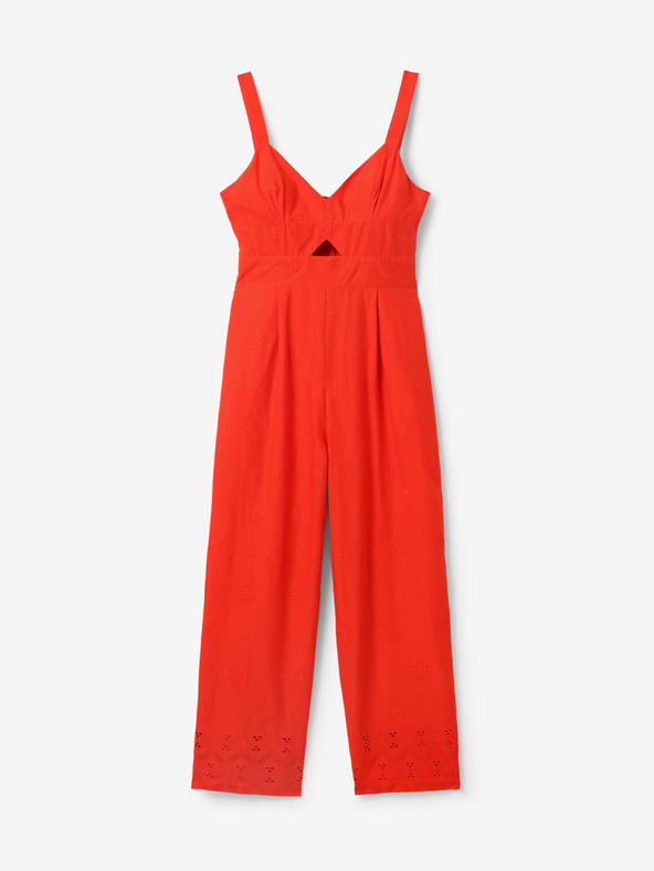 Desigual Červený dámský overal Desigual Sandall