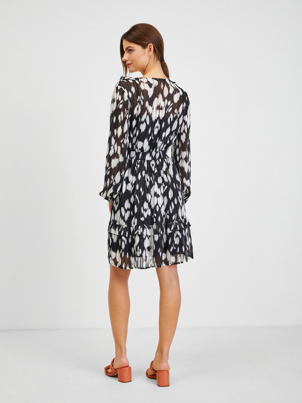 Orsay Bílo-černé dámské vzorované šaty ORSAY