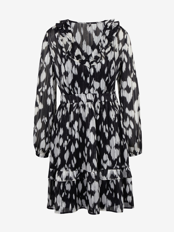 Orsay Bílo-černé dámské vzorované šaty ORSAY