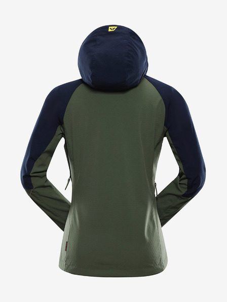 ALPINE PRO Dámská softshellová bunda s membránou ALPINE PRO LANCA zelená