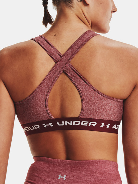 Under Armour Dámská podprsenka Under Armour Crossback Mid Hthr