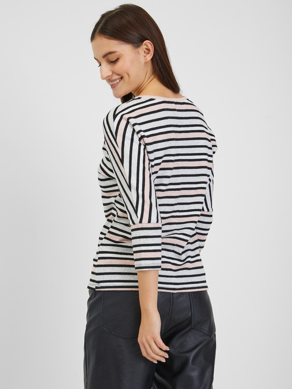 Orsay Světle modré dámské pruhované tričko ORSAY