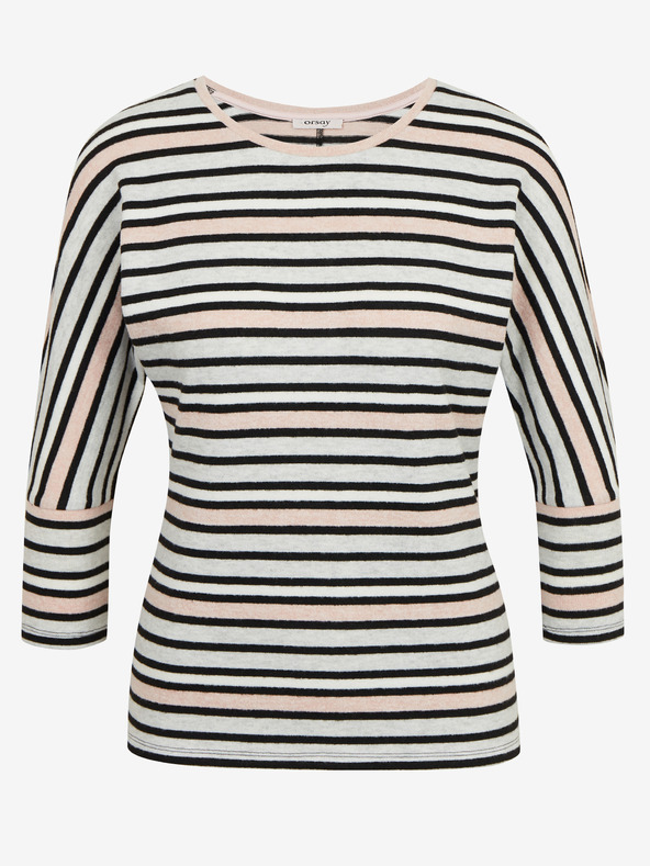 Orsay Světle modré dámské pruhované tričko ORSAY
