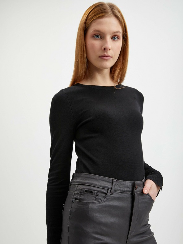 Orsay Šedé dámské koženkové kalhoty ORSAY