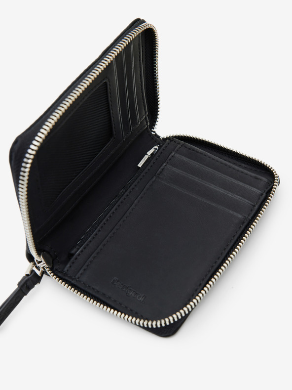 Desigual Černá dámská vzorovaná peněženka Desigual Onyx Marisa