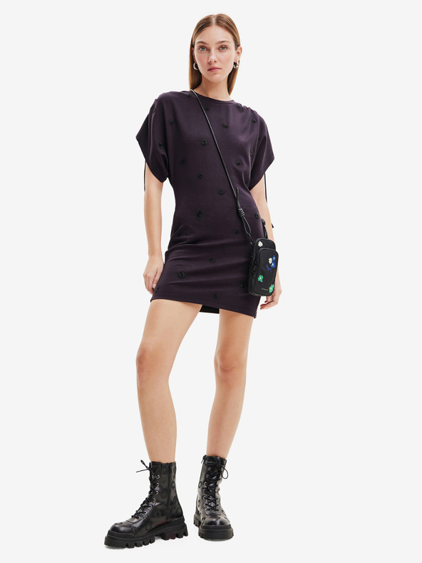 Desigual Černé dámské šaty Desigual Tennessee