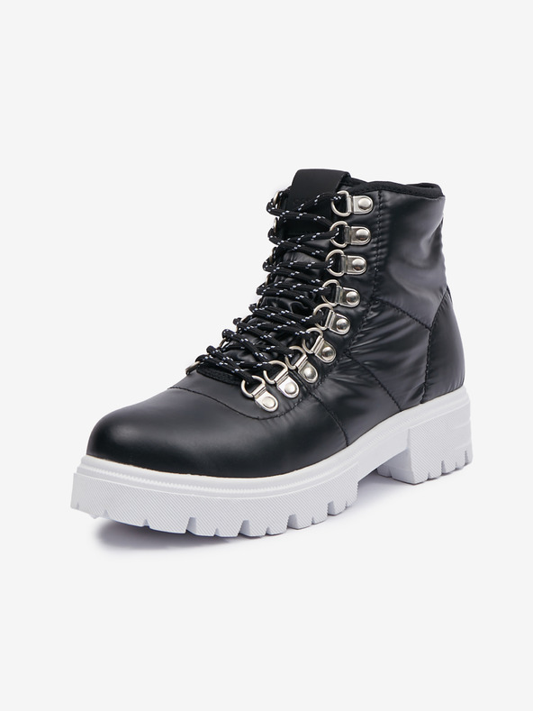 Orsay Černé dámské zimní kotníkové boty ORSAY