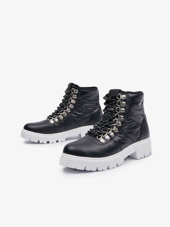 Orsay Černé dámské zimní kotníkové boty ORSAY