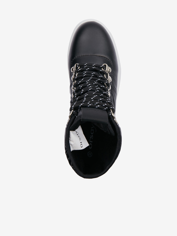 Orsay Černé dámské zimní kotníkové boty ORSAY