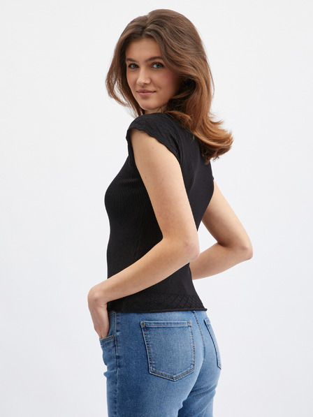 Orsay Černé dámské tričko ORSAY