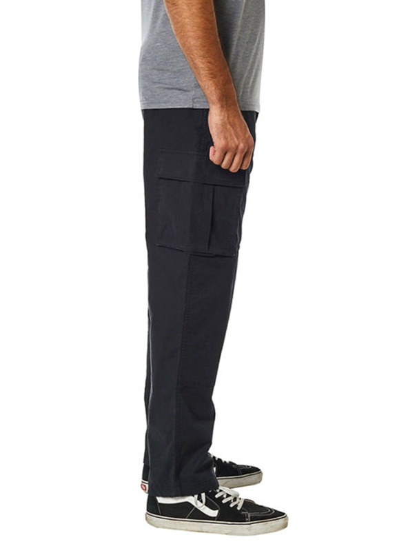Fox Fox Recon Stretch Cargo black plátěné kalhoty pánské - černá
