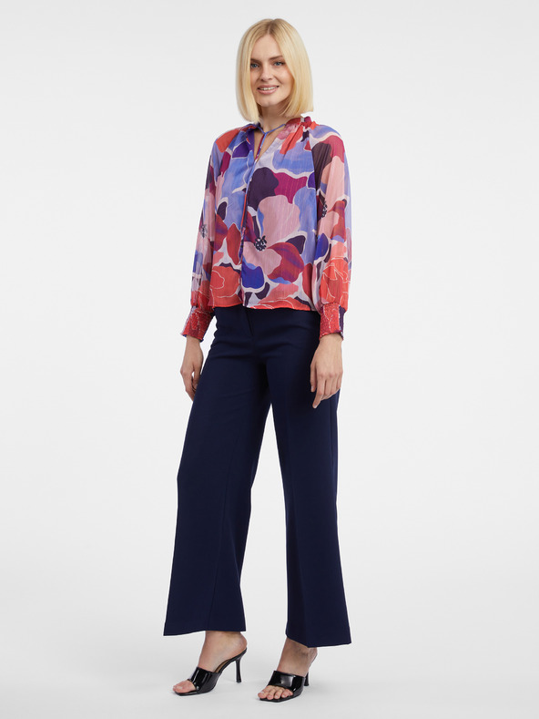 Orsay Červená dámská květovaná halenka ORSAY