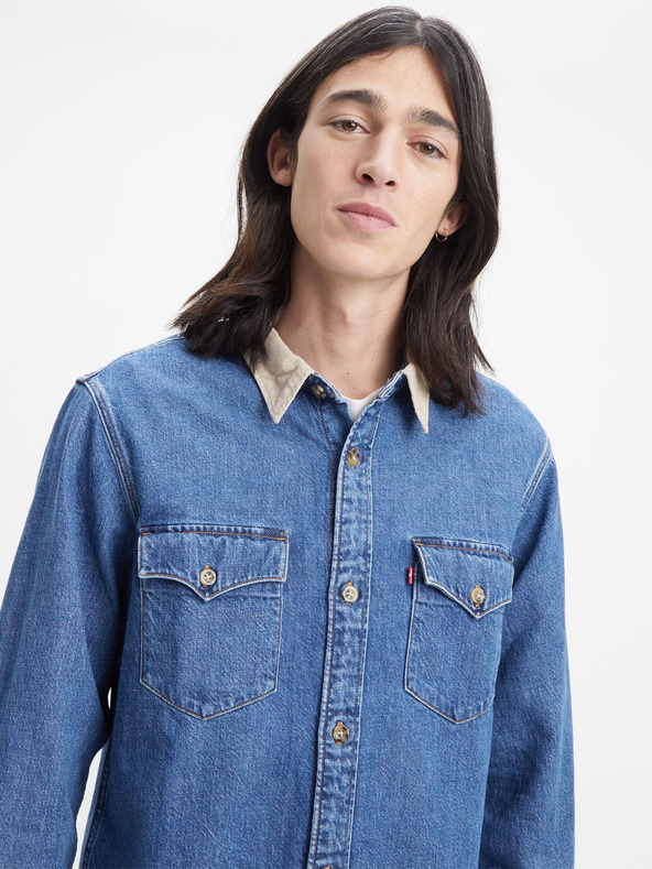 Levi's® Modrá pánská džínová košile Levi's® Western