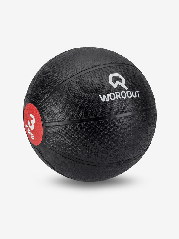 Worqout Černý Medicinbal Worqout Medicine Ball
