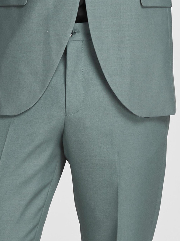 Jack & Jones Zelené pánské kalhoty Jack & Jones Solaris