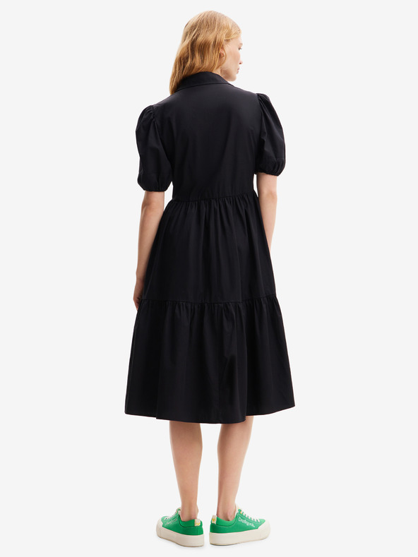 Desigual Černé dámské šaty Desigual Calgary