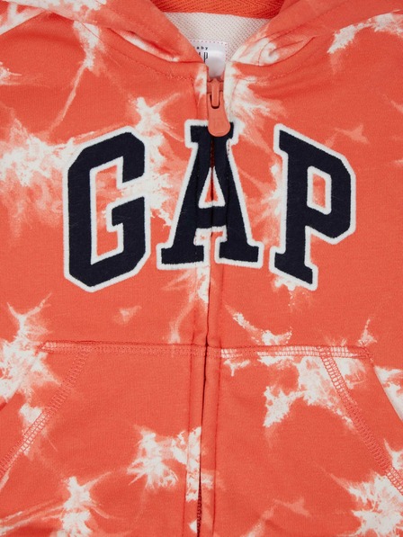 GAP Dětská batikovaná mikina logo GAP