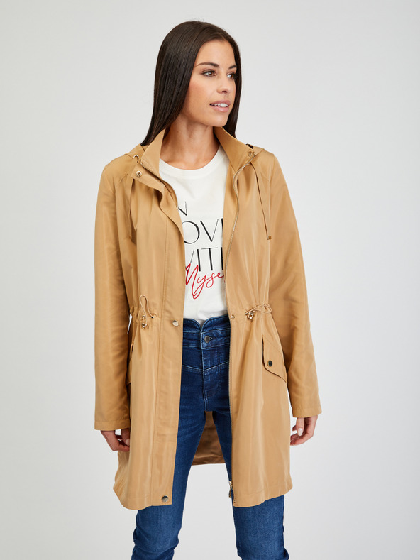Orsay Světle hnědá dámská parka ORSAY