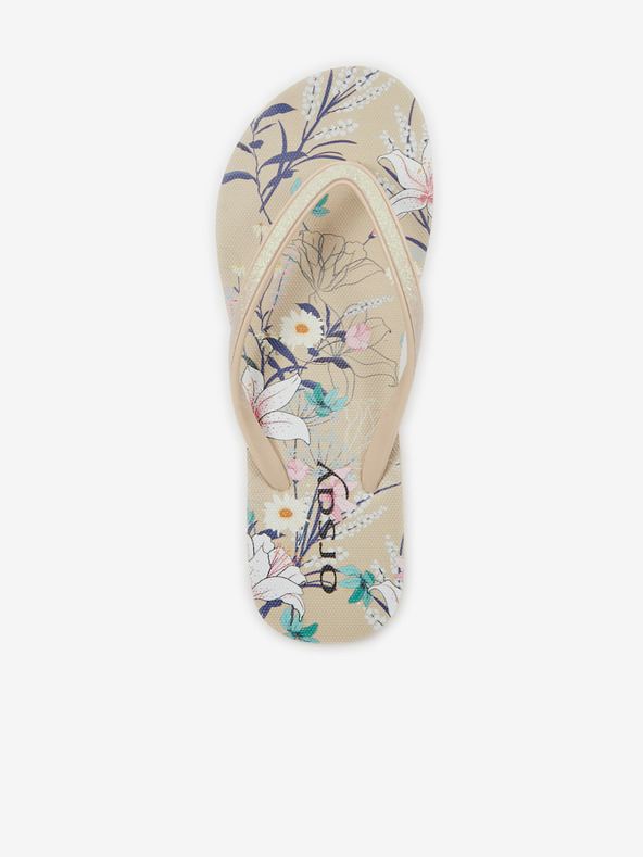 Orsay Béžové dámské vzorované žabky ORSAY