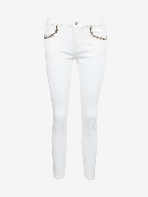 Orsay Bílé zkrácené skinny fit džíny ORSAY