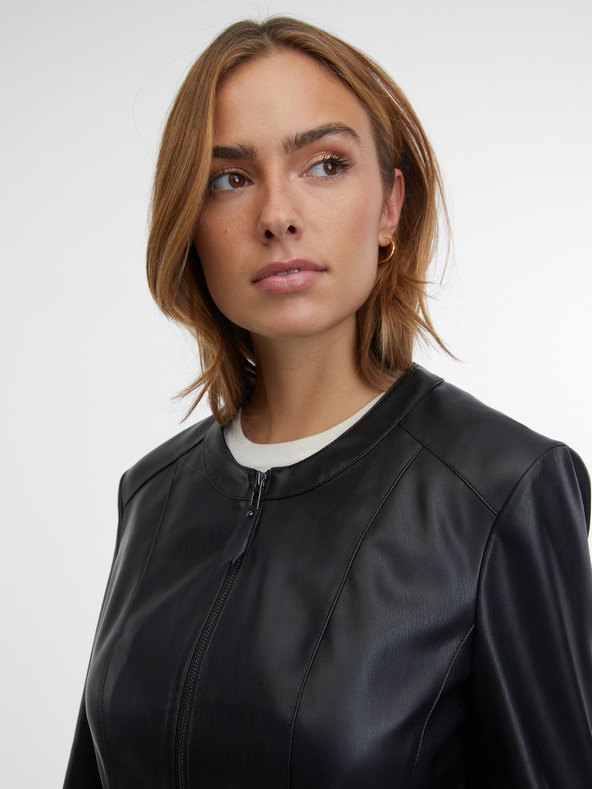 Orsay Černá dámská koženková bunda ORSAY