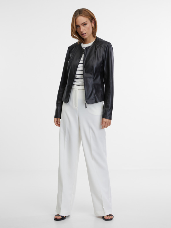 Orsay Černá dámská koženková bunda ORSAY