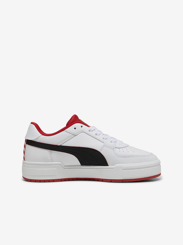 Puma Bílé kožené tenisky Puma Ferrari CA Pro