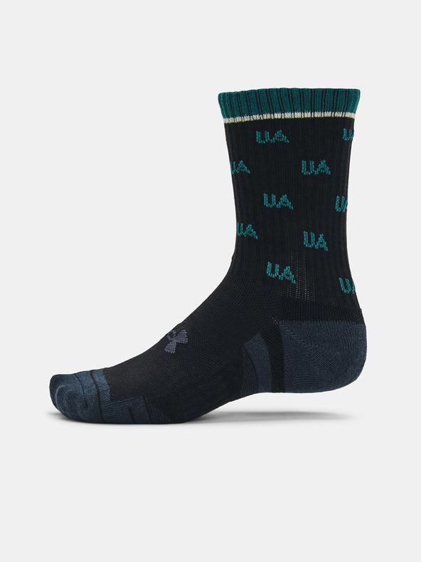 Under Armour Unisexové ponožky Under Armour UA Perf Cotton Nov Mid (2 páry)