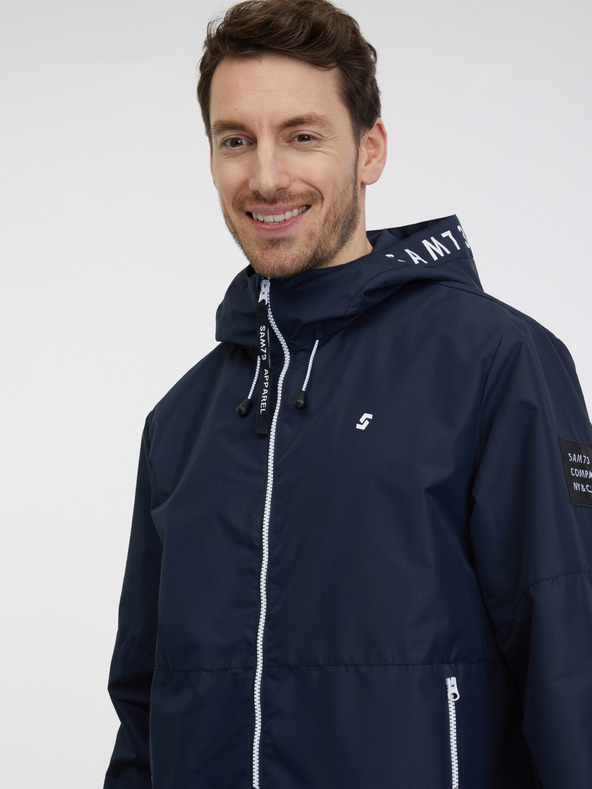 Sam 73 Tmavě modrá pánská lehká bunda SAM 73 Alfonso