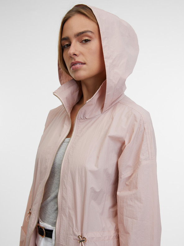 Orsay Světle růžová dámská parka ORSAY