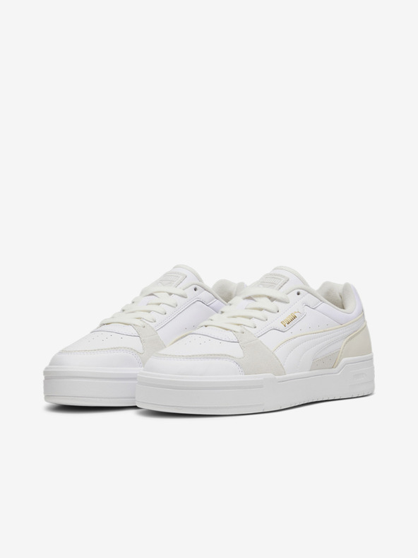 Puma Bílé pánské kožené tenisky Puma CA Pro Lux III