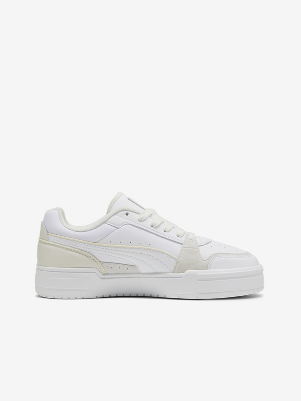 Puma Bílé pánské kožené tenisky Puma CA Pro Lux III