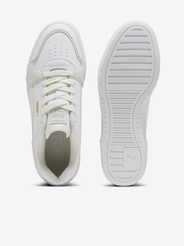 Puma Bílé pánské kožené tenisky Puma CA Pro Lux III