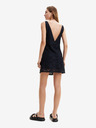 Desigual Černé dámské krajkové šaty Desigual Lace