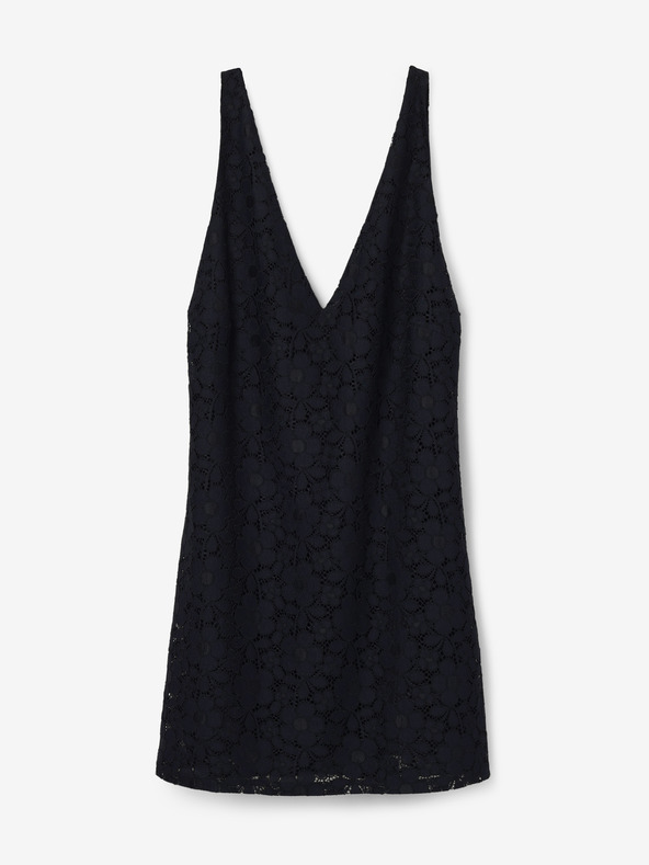 Desigual Černé dámské krajkové šaty Desigual Lace