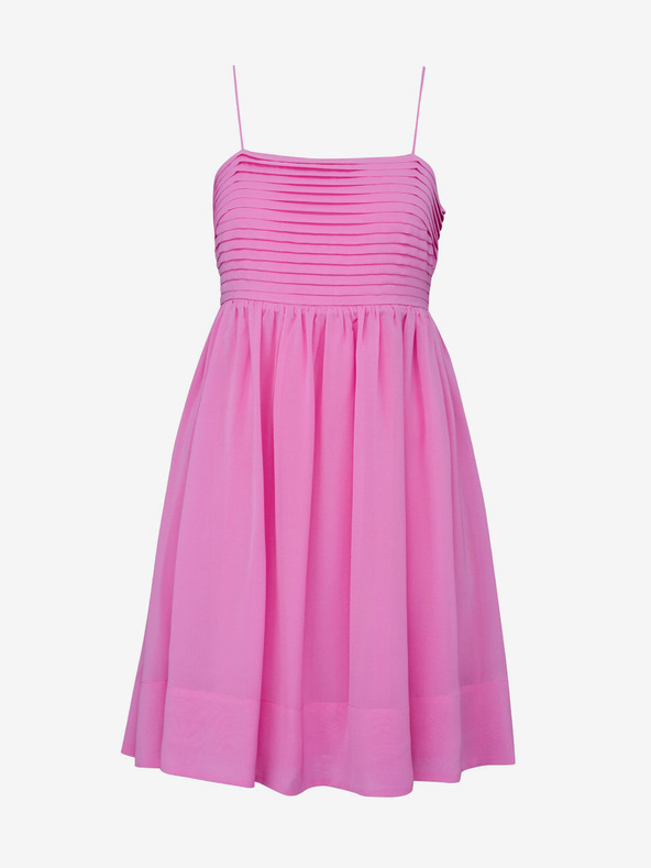 Orsay Růžové dámské šaty ke kolenům ORSAY