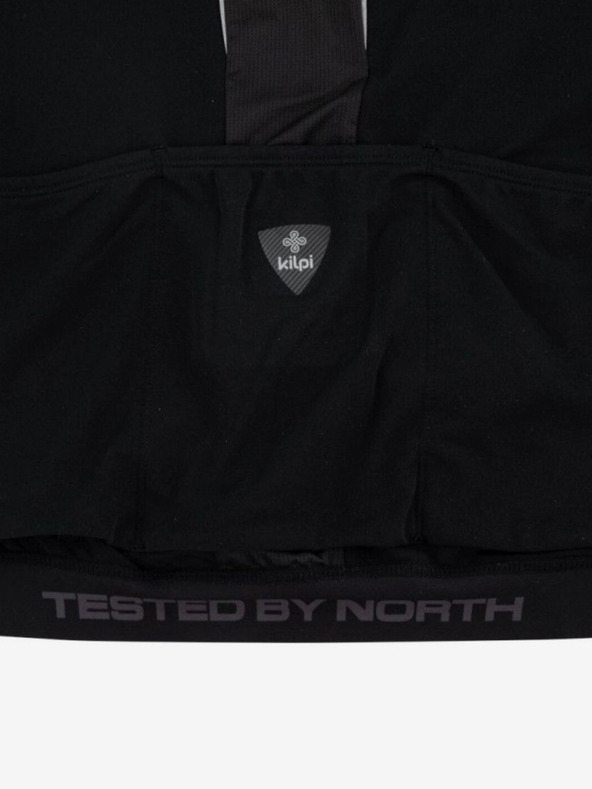 Kilpi Černé pánské cyklistické tričko s dlouhým rukávem Kilpi CAMPOS-M