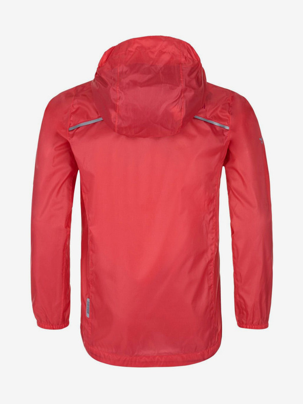 Kilpi Červená holčičí lehká nepromokavá bunda Kilpi DENERI