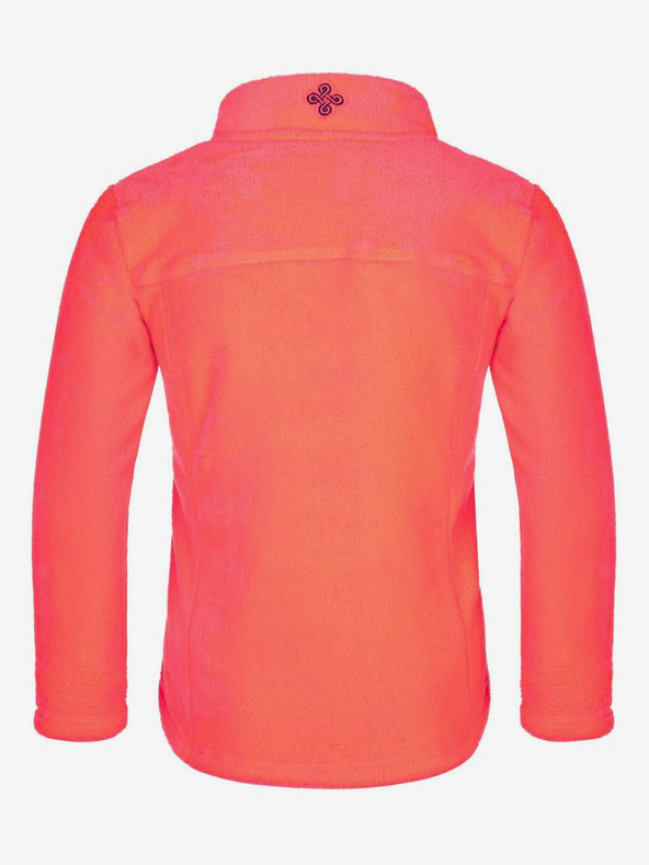 Kilpi Tmavě růžová holčičí flísová mikina na zip Kilpi ERIN