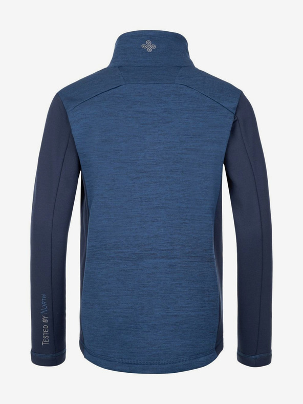 Kilpi Tmavě modrá klučičí sportovní mikina na zip Kilpi TOMMS